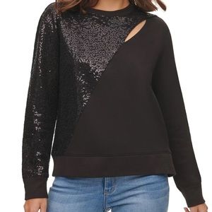 DKNY Sequin Sweater Size M